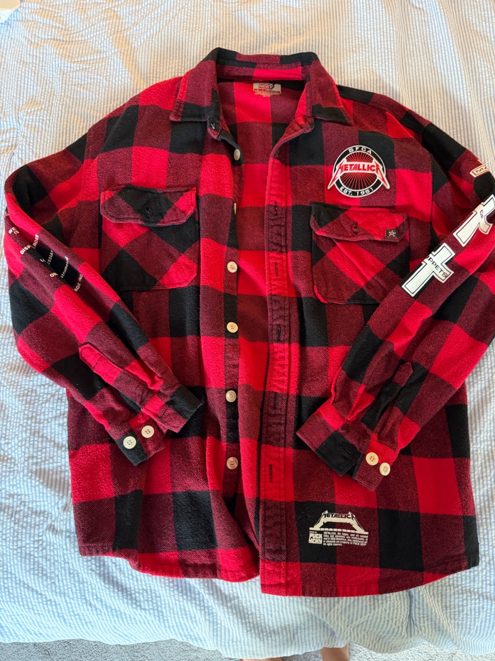 METALLICA - Master of Puppets flannel